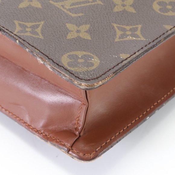 Louis Vuitton Monogram Porte Document Bandouliere M53338 Bag Shoulder Men's - Picture 9 of 14